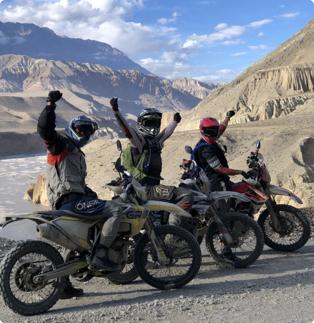 Rider on road